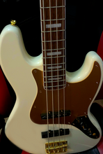 Load image into Gallery viewer, Squier 40th Anniversary Jazz Bass, Gold Edition (Pre-Owned)