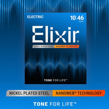 Load image into Gallery viewer, Elixir Strings Nanoweb 12052 - 6 String Set, Light 10-46