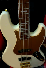 Load image into Gallery viewer, Squier 40th Anniversary Jazz Bass, Gold Edition
