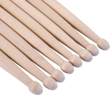 Load image into Gallery viewer, Drum Sticks 7A Classic Maple Wood Tip
