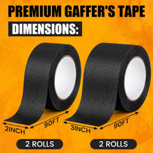 Load image into Gallery viewer, Black Gaffers Tape
