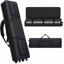 Load image into Gallery viewer, 88 Key Keyboard Case Soft Gig Bag with Wheels
