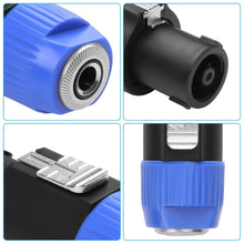 Load image into Gallery viewer, CERRXIAN 2 Pack Speak-On Male to Mono 1/4 inch TS Female Converter with Twist Lock
