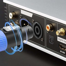 Load image into Gallery viewer, CERRXIAN 2 Pack Speak-On Male to Mono 1/4 inch TS Female Converter with Twist Lock
