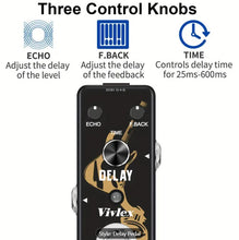 Load image into Gallery viewer, Delay Guitar Pedal (Mini)
