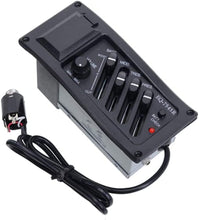 Load image into Gallery viewer, 4 Band EQ-7545R Preamp Amplifier Equalizer Tuner Piezo Pickup for Acoustic Guitars
