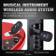 Load image into Gallery viewer, Guitar Wireless Transmitter &amp; Receiver Audio System
