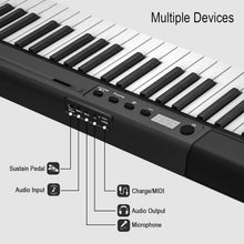 Load image into Gallery viewer, Veetop Digital Piano 88 Semi Weighted Keyboard
