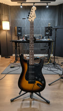 Load image into Gallery viewer, Squier Bullet Stratocaster HSS Sunburst Electric Guitar with Soft Case

