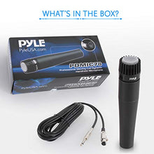 Load image into Gallery viewer, Pyle Pro Model : PDMIC78 Professional Handheld Moving Coil Microphone - Dynamic Cardioid Unidirectional Vocal, Built-in Acoustic Pop Filter
